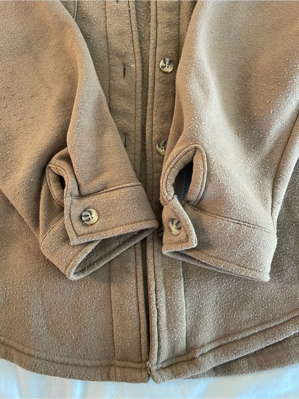 if it were me Brown Puffer Shacket - Picture 3 of 6